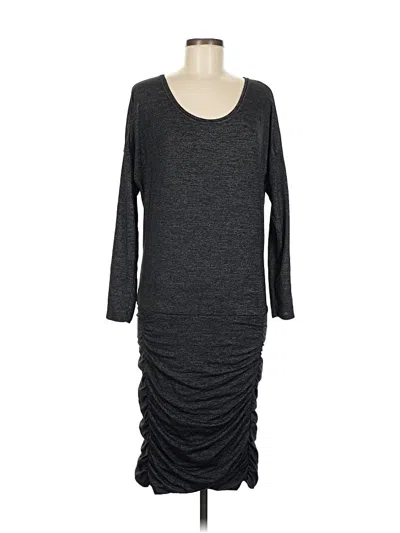 Pre-owned Athleta Casual Dress In Gray