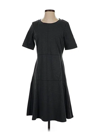 Pre-owned Athleta Casual Dress In Gray
