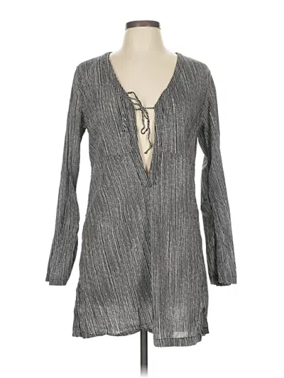Pre-owned Athleta Casual Dress In Gray