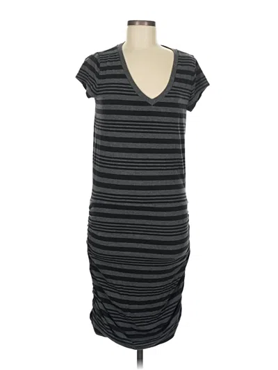Pre-owned Athleta Casual Dress In Gray