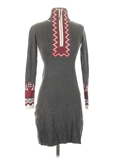 Pre-owned Athleta Casual Dress In Gray