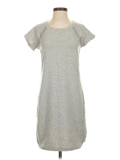 Pre-owned Athleta Casual Dress In Gray