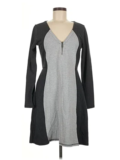 Pre-owned Athleta Casual Dress In Gray