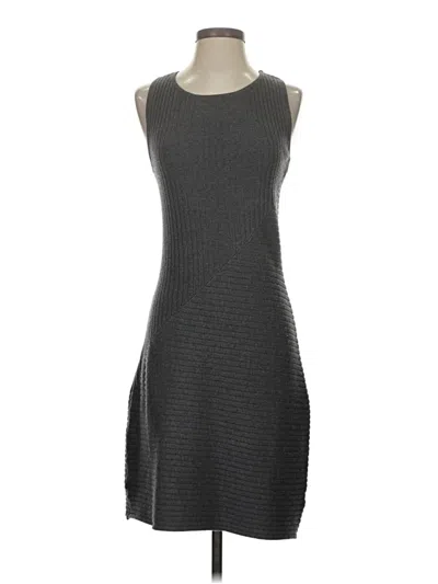 Pre-owned Athleta Casual Dress In Gray