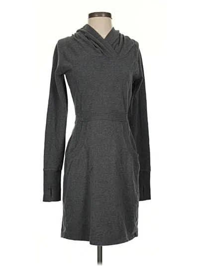 Pre-owned Athleta Casual Dress In Gray
