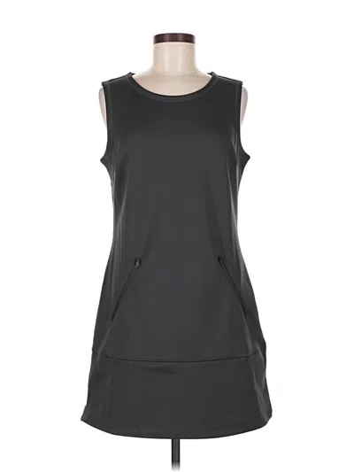 Pre-owned Athleta Casual Dress In Gray