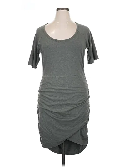 Pre-owned Athleta Casual Dress In Gray