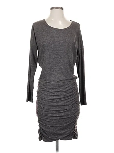 Pre-owned Athleta Casual Dress In Gray