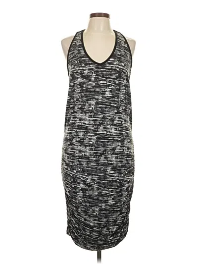 Pre-owned Athleta Casual Dress In Gray