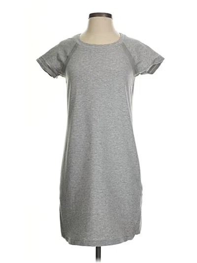 Pre-owned Athleta Casual Dress In Gray
