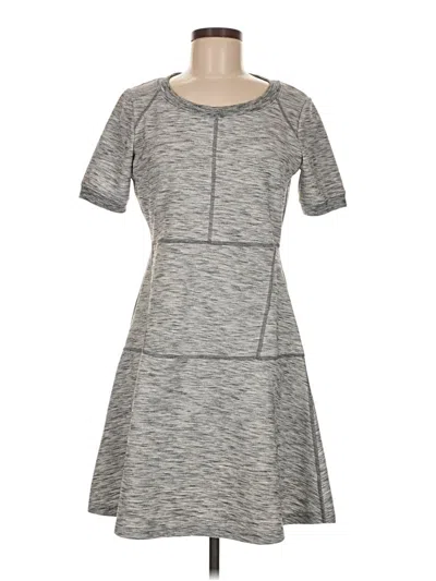 Pre-owned Athleta Casual Dress In Gray