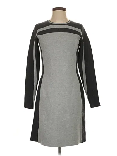 Pre-owned Athleta Casual Dress In Gray