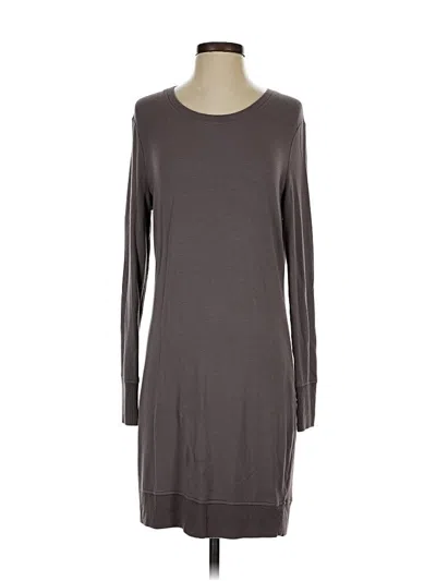 Pre-owned Athleta Casual Dress In Gray