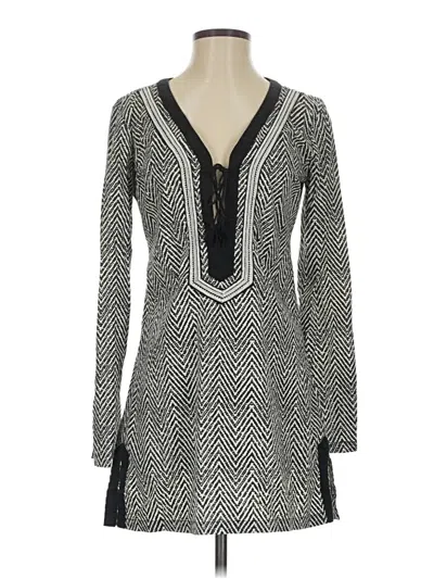 Pre-owned Athleta Casual Dress In Gray