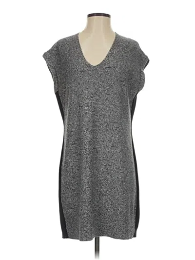 Pre-owned Athleta Casual Dress In Gray