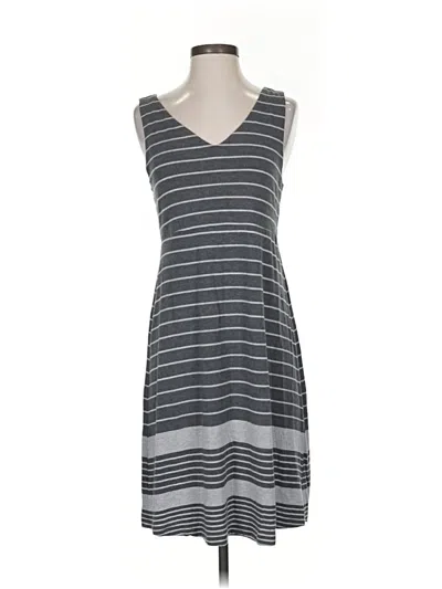 Pre-owned Athleta Casual Dress In Gray