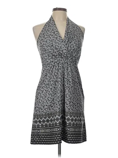 Pre-owned Athleta Casual Dress In Gray