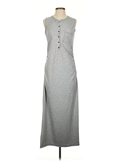 Pre-owned Athleta Casual Dress In Gray