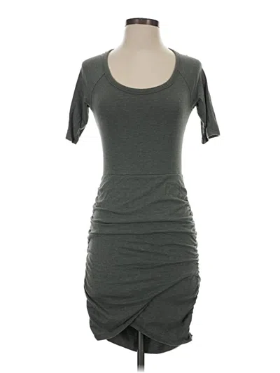 Pre-owned Athleta Casual Dress In Gray