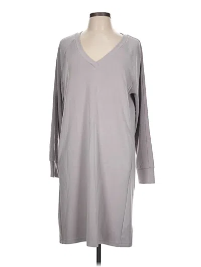 Pre-owned Athleta Casual Dress In Gray