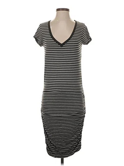 Pre-owned Athleta Casual Dress In Gray