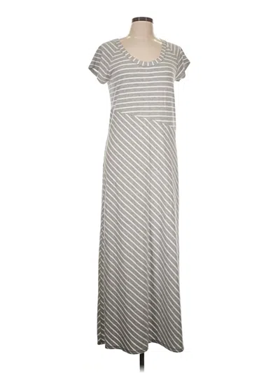 Pre-owned Athleta Casual Dress In Gray