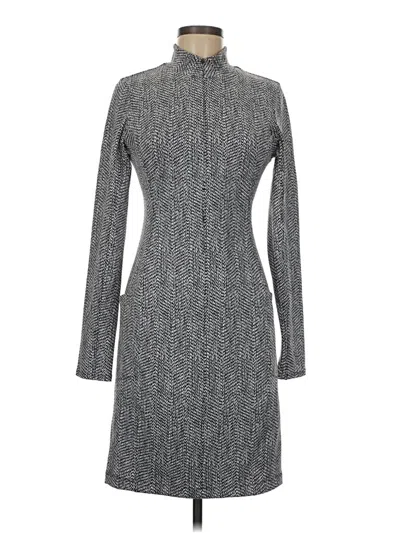 Pre-owned Athleta Casual Dress In Gray