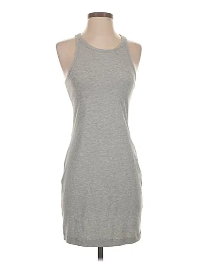 Pre-owned Athleta Casual Dress In Gray
