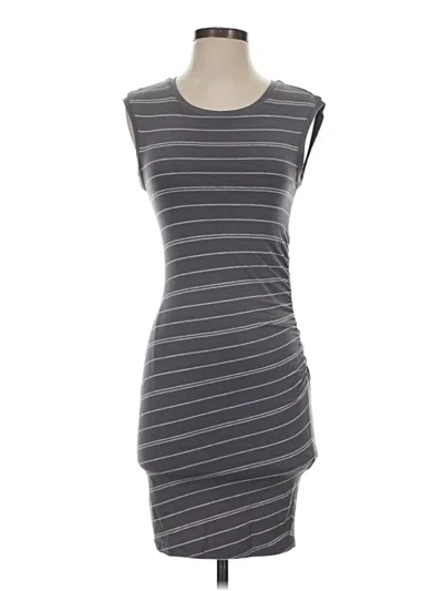 Pre-owned Athleta Casual Dress In Gray