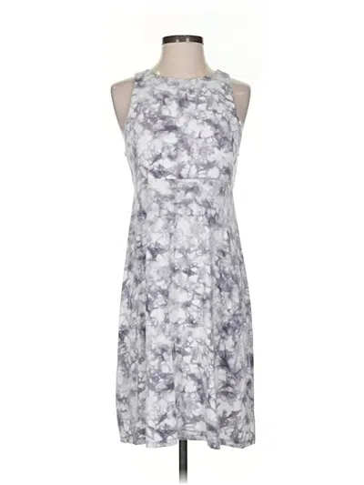 Pre-owned Athleta Casual Dress In Gray