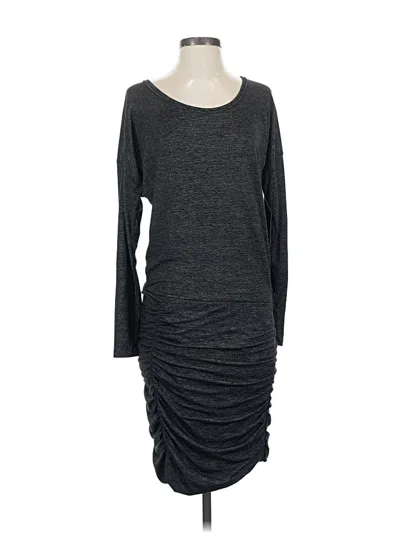 Pre-owned Athleta Casual Dress In Gray