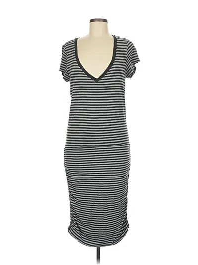 Pre-owned Athleta Casual Dress In Gray