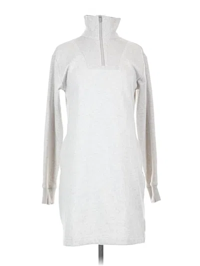 Pre-owned Athleta Casual Dress In Gray