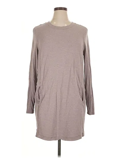 Pre-owned Athleta Casual Dress In Gray