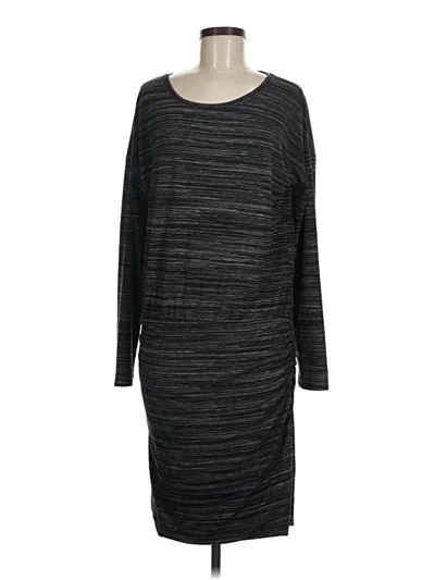Pre-owned Athleta Casual Dress In Gray
