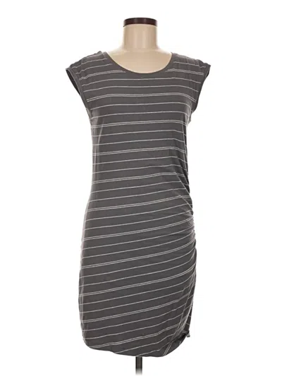 Pre-owned Athleta Casual Dress In Gray