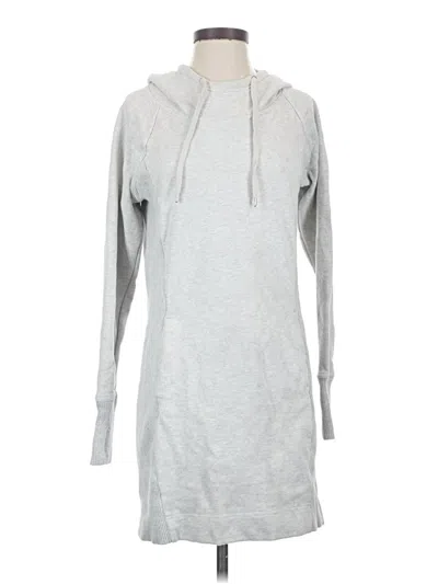 Pre-owned Athleta Casual Dress In Gray