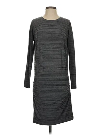 Pre-owned Athleta Casual Dress In Gray