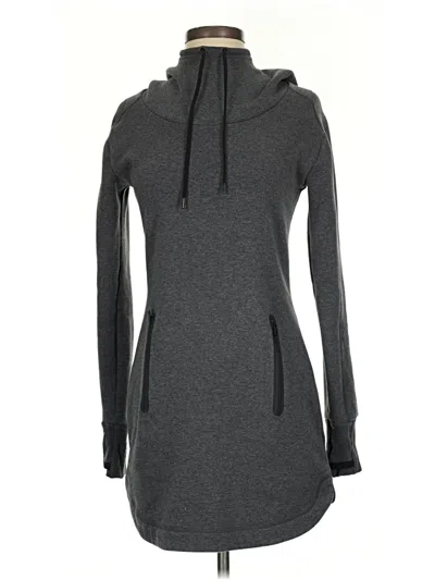 Pre-owned Athleta Casual Dress In Gray