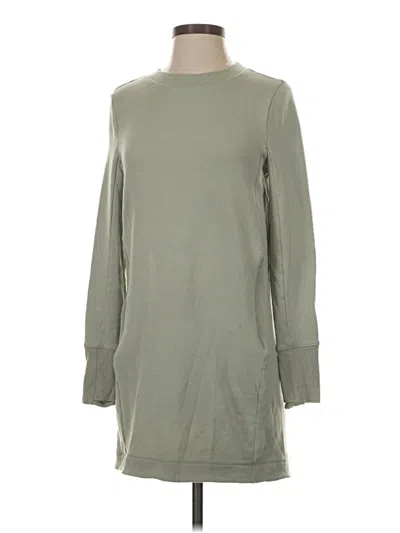 Pre-owned Athleta Casual Dress In Gray