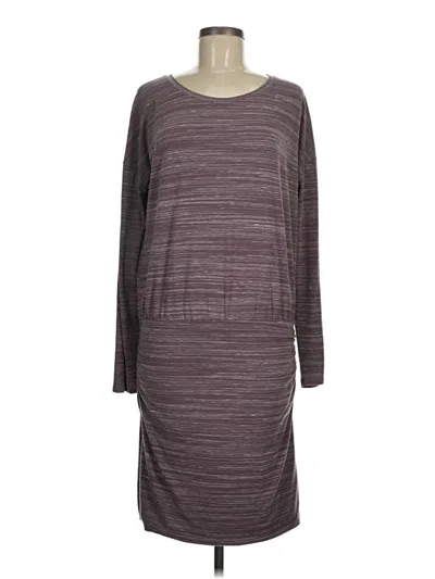 Pre-owned Athleta Casual Dress In Gray