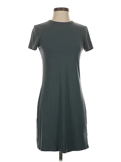 Pre-owned Athleta Casual Dress In Gray