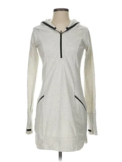 Pre-owned Athleta Casual Dress In Gray