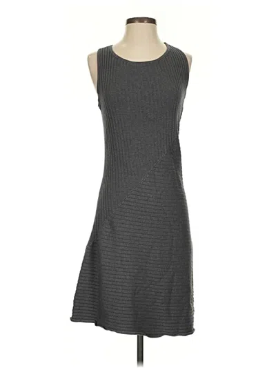 Pre-owned Athleta Casual Dress In Gray
