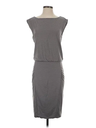 Pre-owned Athleta Casual Dress In Gray