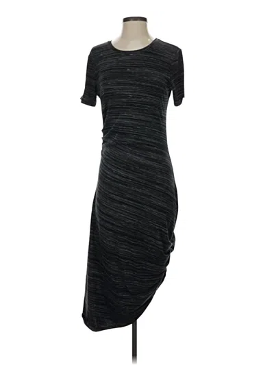 Pre-owned Athleta Casual Dress In Gray