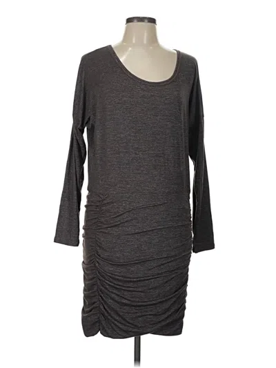 Pre-owned Athleta Casual Dress In Gray