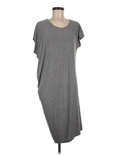 Pre-owned Athleta Casual Dress In Gray