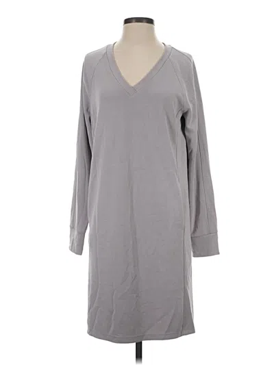 Pre-owned Athleta Casual Dress In Gray