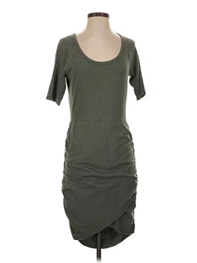 Pre-owned Athleta Casual Dress In Gray